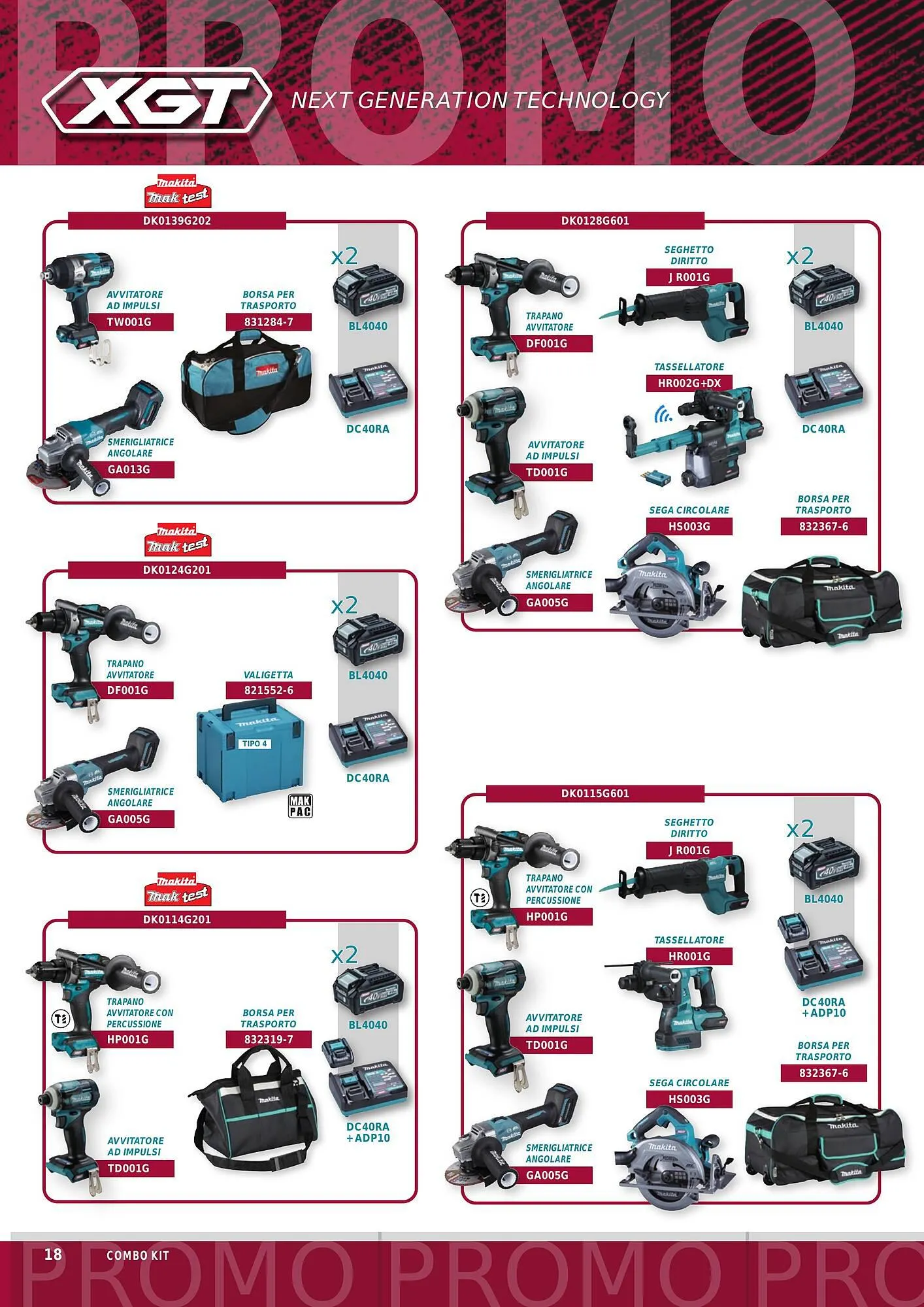 Volantino Makita da 1 ottobre a 31 marzo di 2024 - Pagina del volantino 20