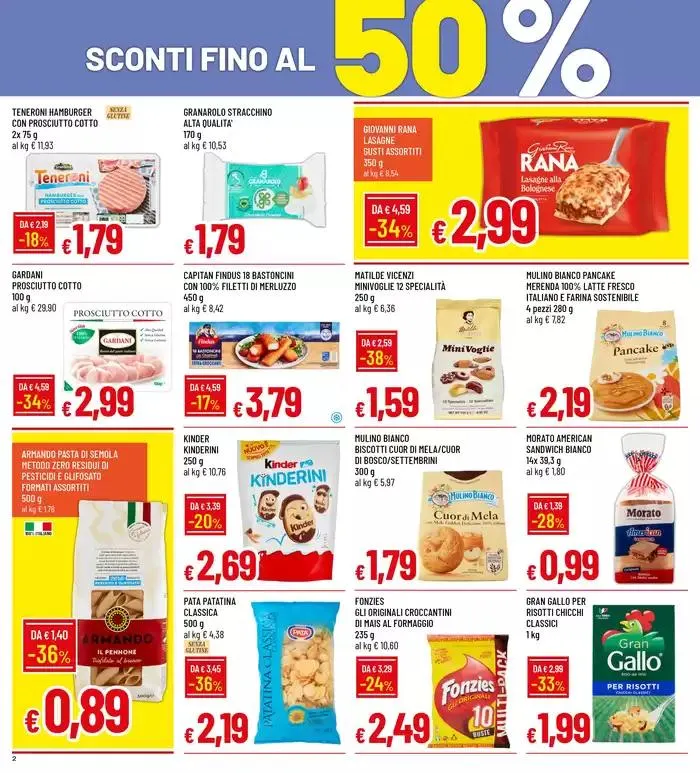 Sconti fino al 50% da 24 aprile a 4 maggio di 2025 - Pagina del volantino 2