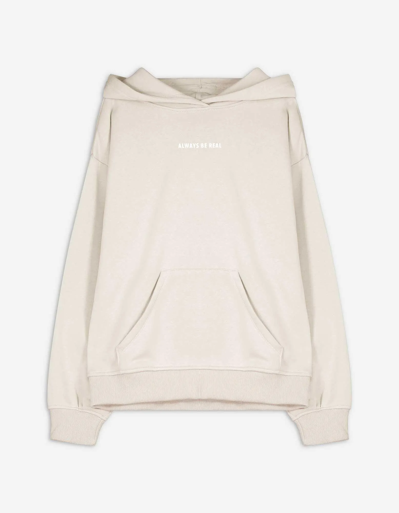 Felpa con cappuccio - Stampa - beige