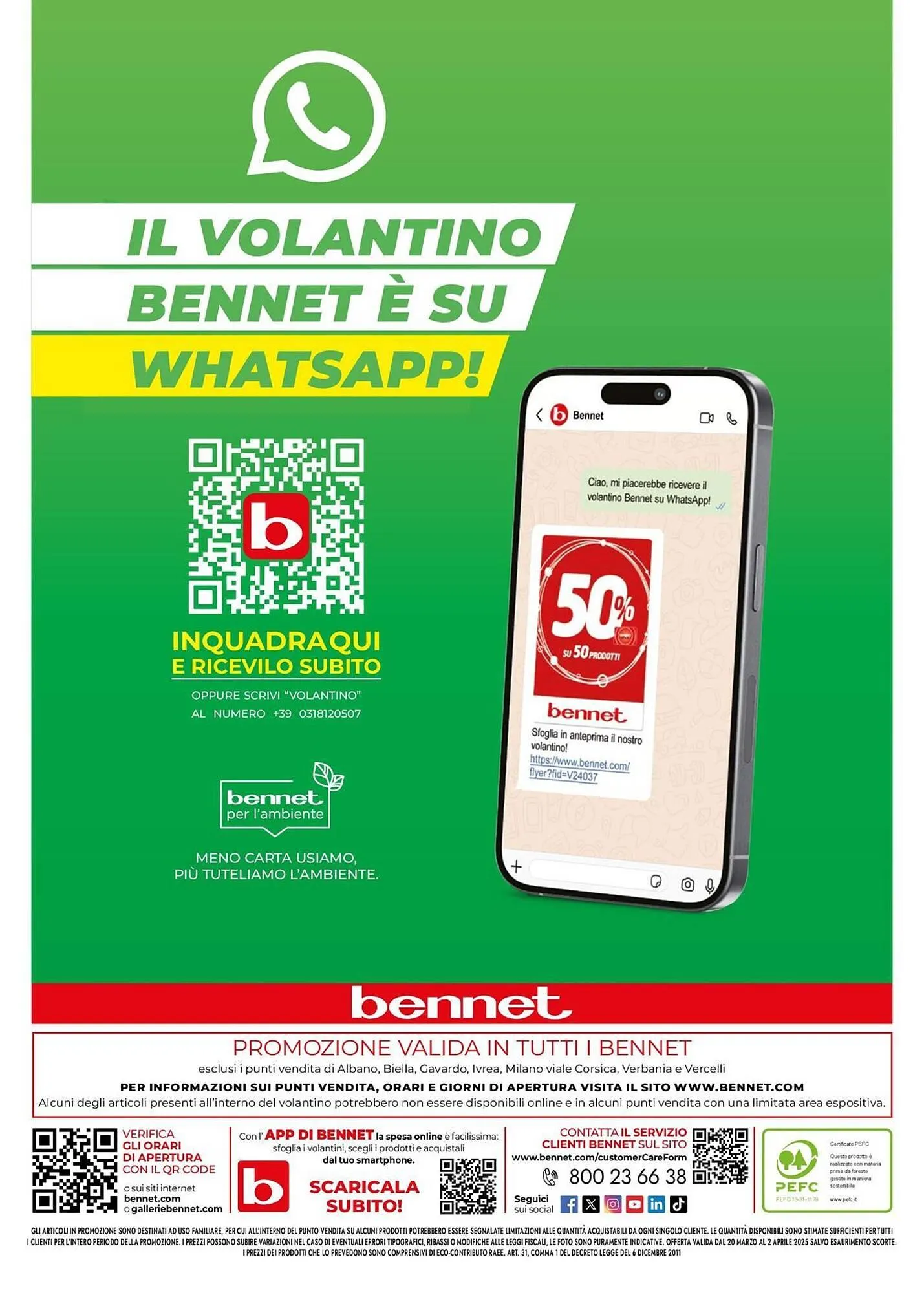Volantino Bennet da 20 marzo a 2 aprile di 2025 - Pagina del volantino 28