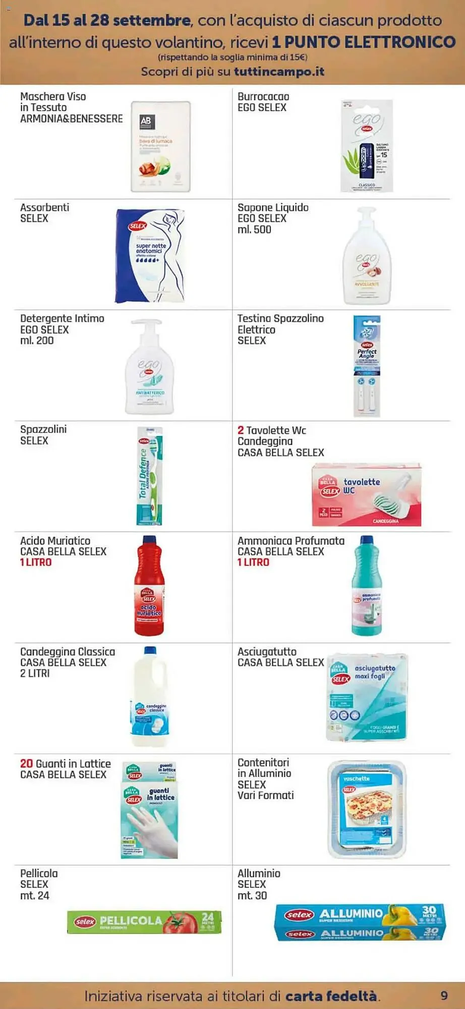 Volantino Supermercati Dok da 15 settembre a 22 ottobre di 2025 - Pagina del volantino 9