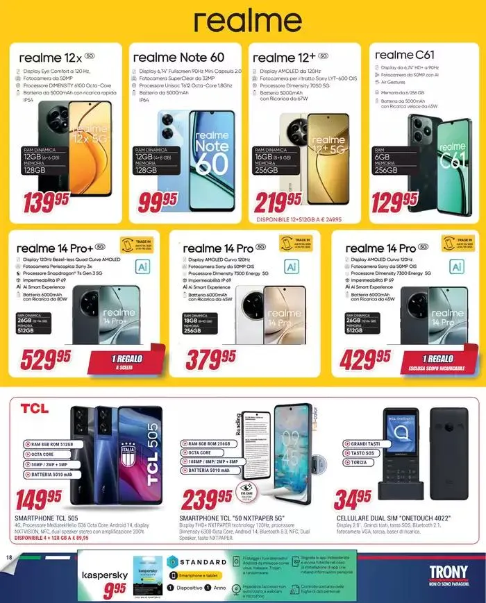 Il regalo lo scegli tu da Trony! da 12 aprile a 7 maggio di 2025 - Pagina del volantino 18