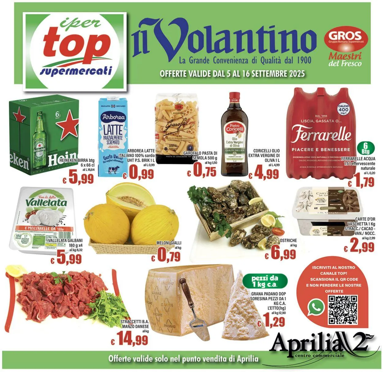 Top Supermercati Volantino attuale da 4 dicembre a 18 dicembre di 2025 - Pagina del volantino 1