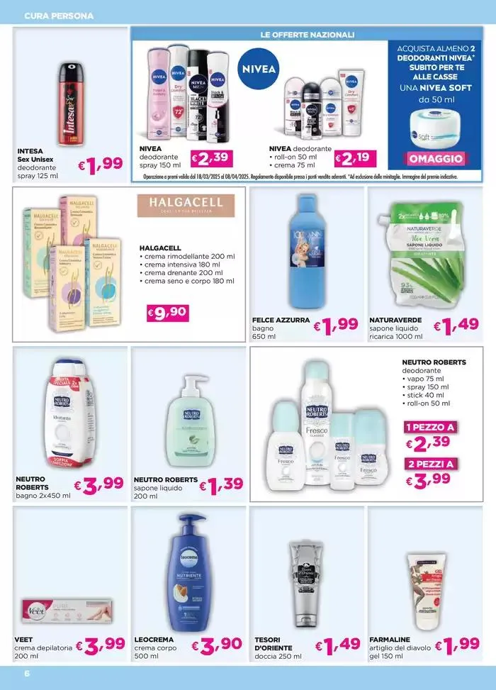 Da Lunedì 17 Marzo a Martedì 8 Aprile 2025 da 17 marzo a 8 aprile di 2025 - Pagina del volantino 6