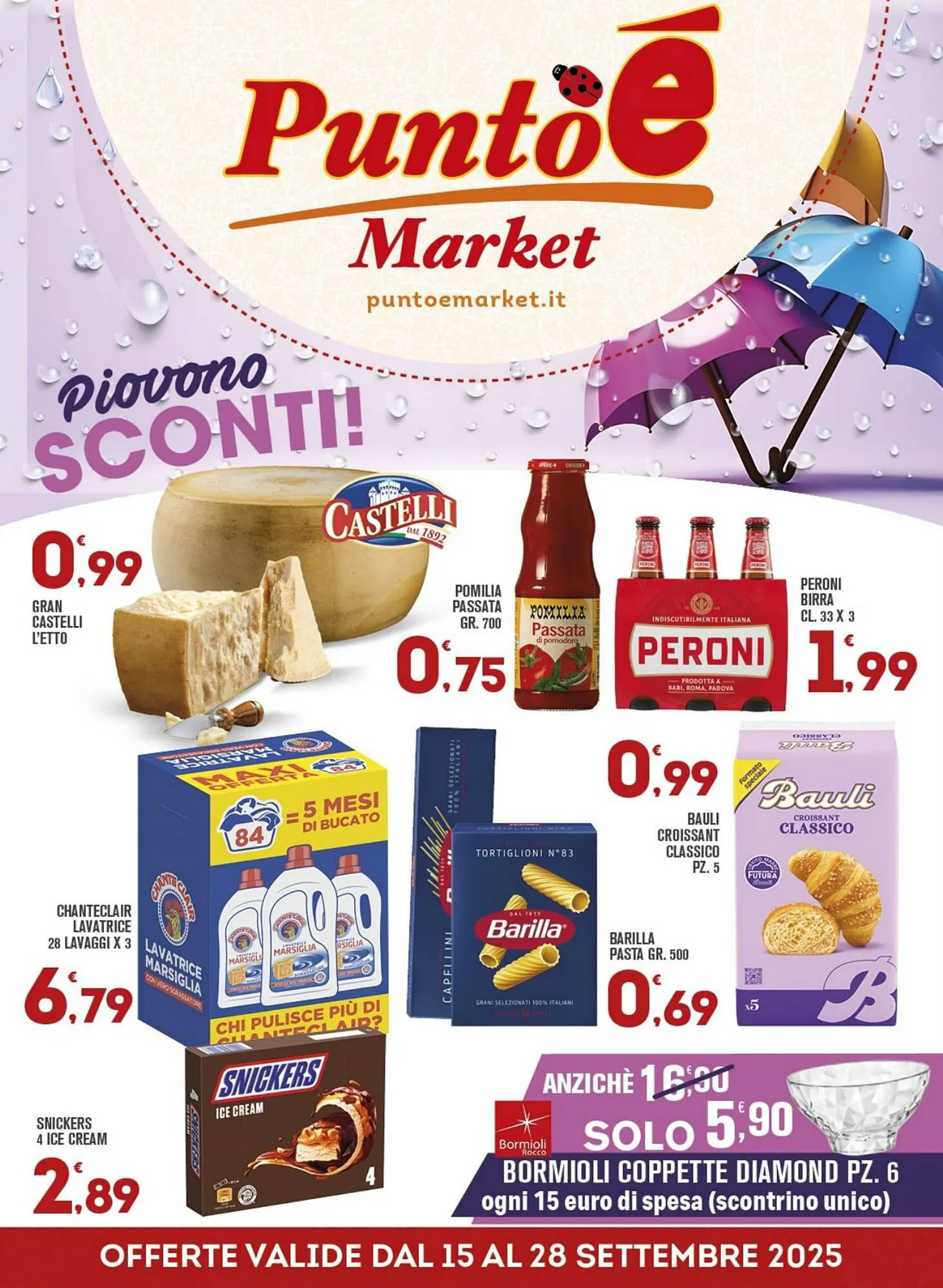 Volantino Punto é market da 15 settembre a 28 settembre di 2025 - Pagina del volantino 1