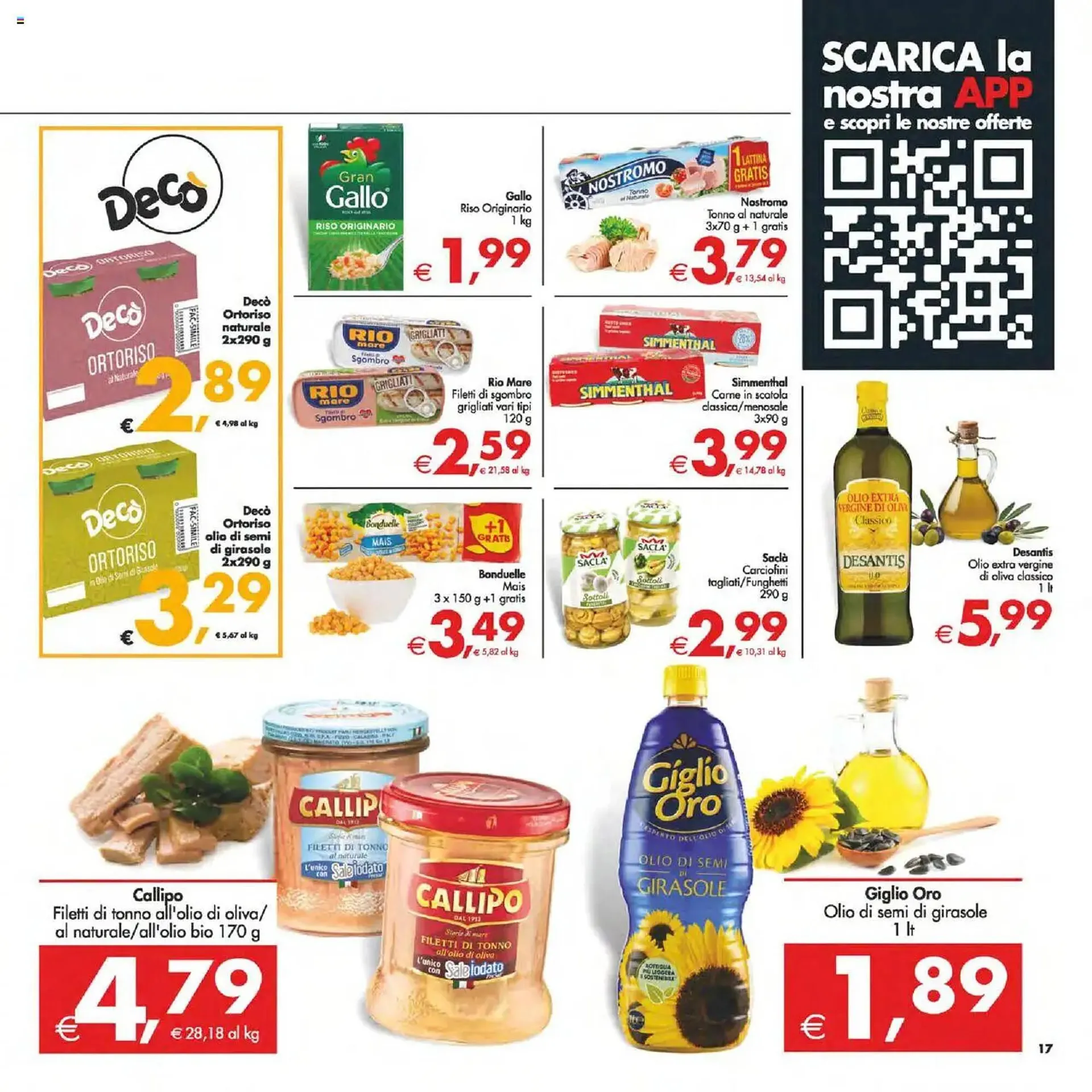 Volantino Deco Supermercati da 14 luglio a 23 luglio di 2025 - Pagina del volantino 17