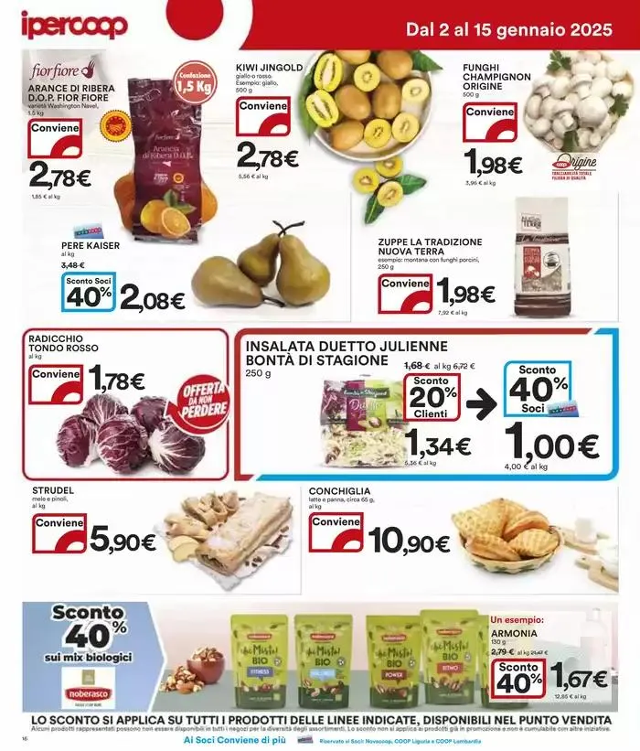 Prendi 2 Paghi 1 da 7 gennaio a 15 gennaio di 2025 - Pagina del volantino 16