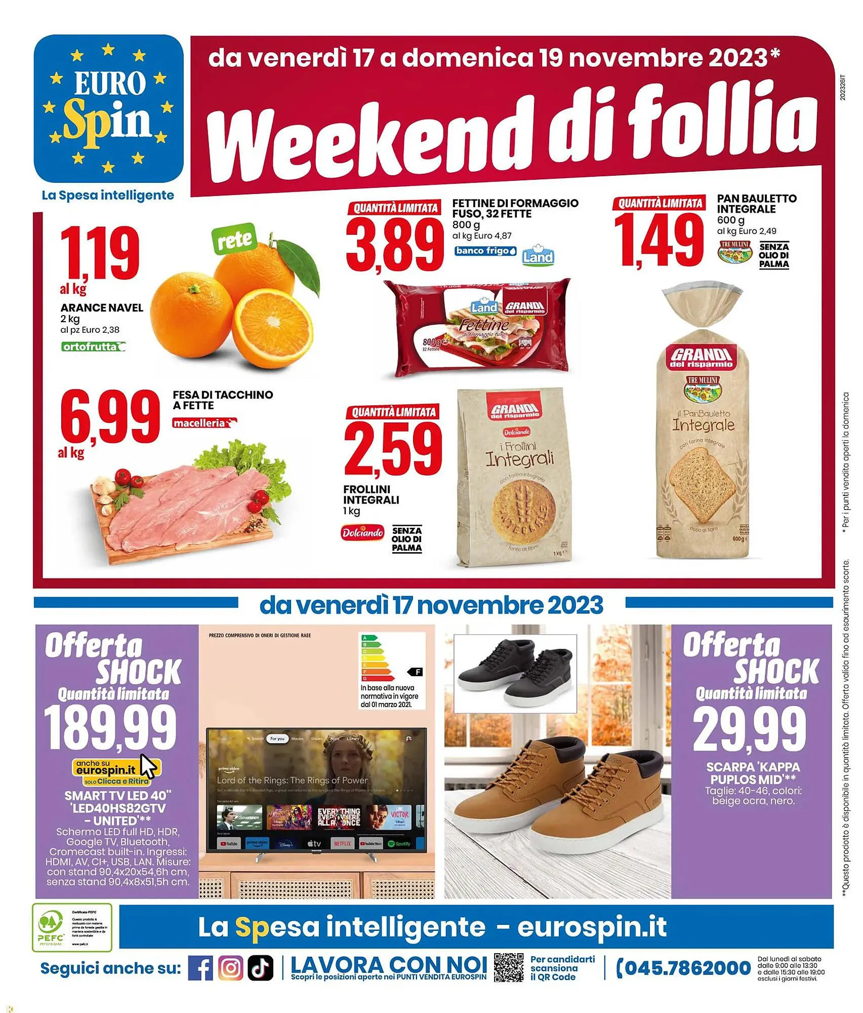 Volantino Eurospin da 9 novembre a 19 novembre di 2023 - Pagina del volantino 18