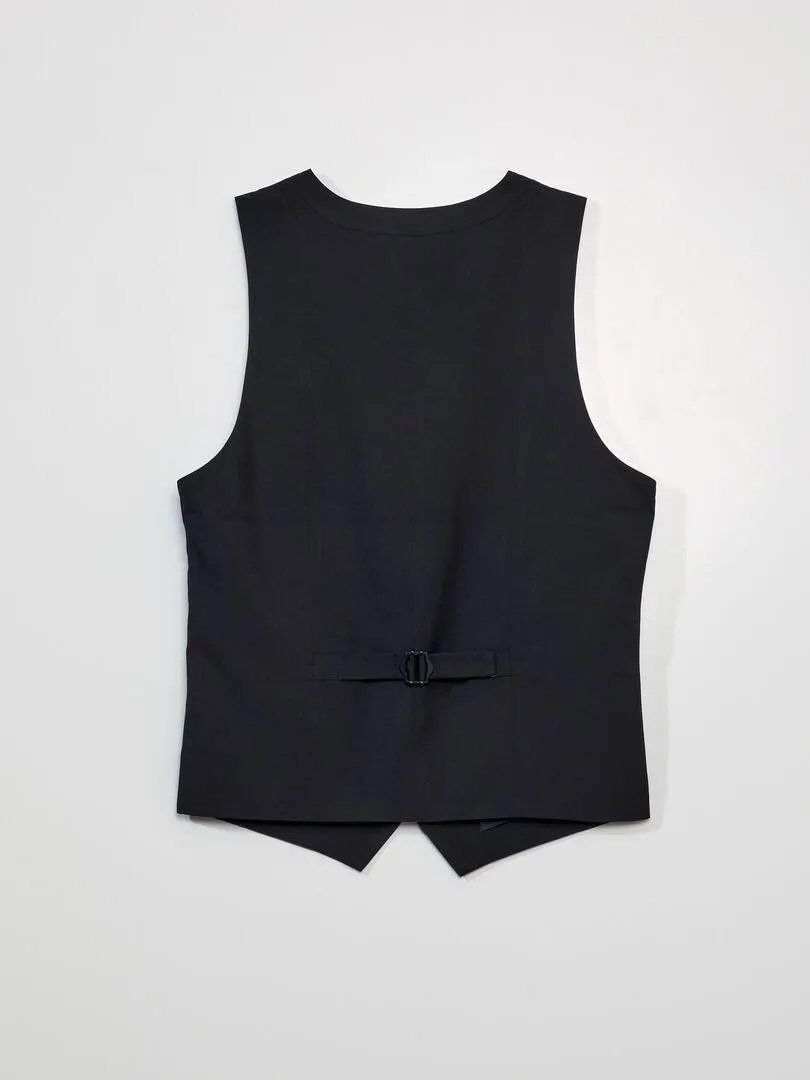 Gilet stile 'cameriere' - nero