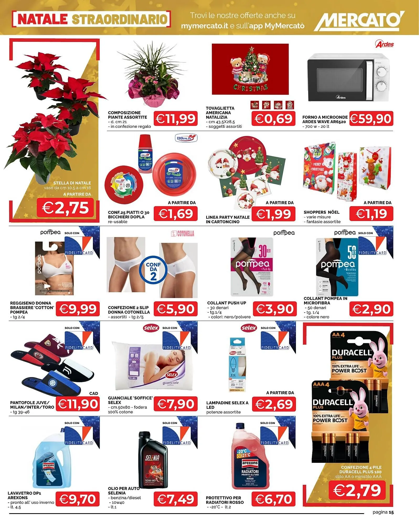 Volantino Mercatò da 15 dicembre a 28 dicembre di 2025 - Pagina del volantino 15
