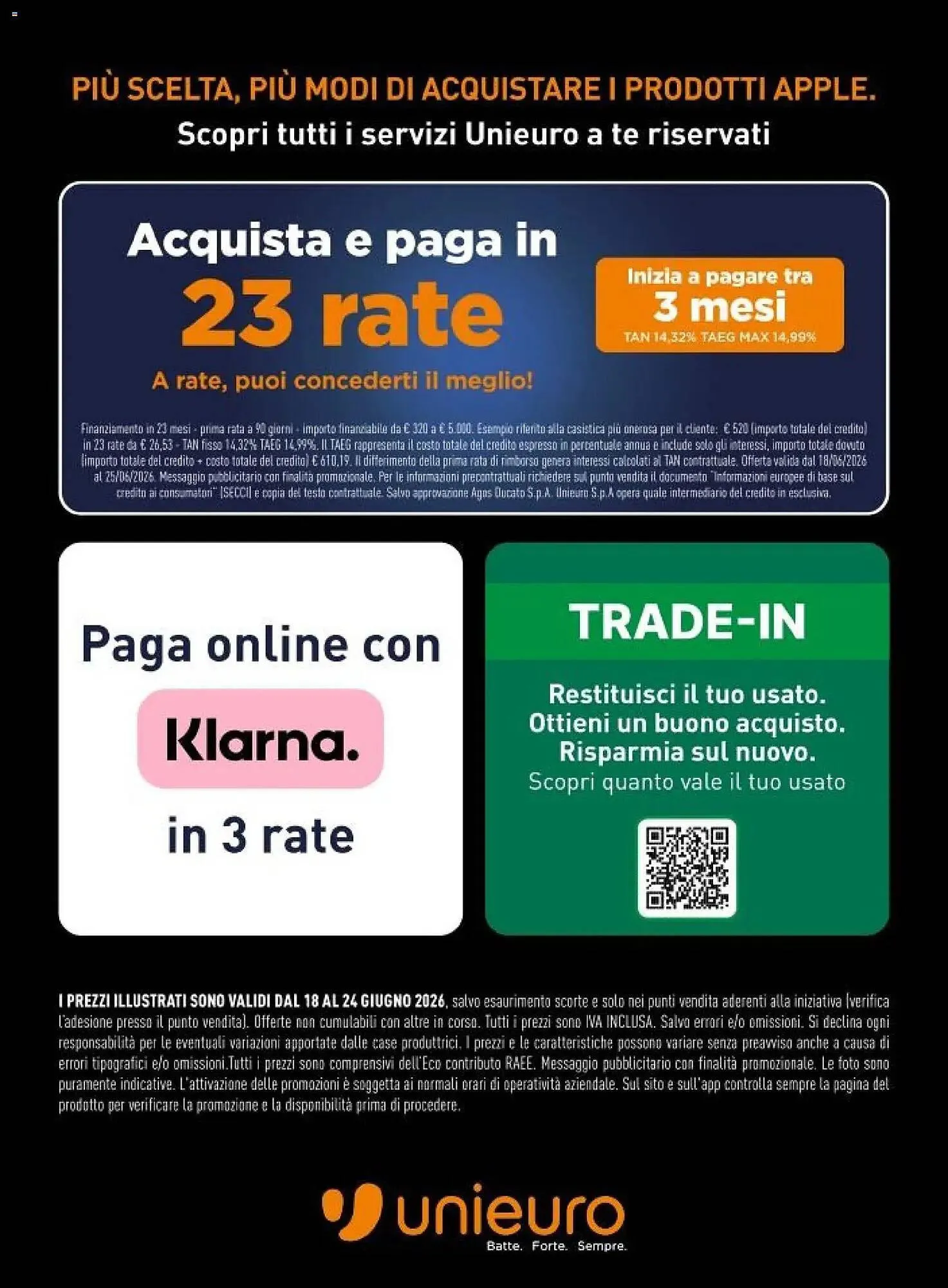 Volantino Unieuro da 18 giugno a 24 giugno di 2026 - Pagina del volantino 15