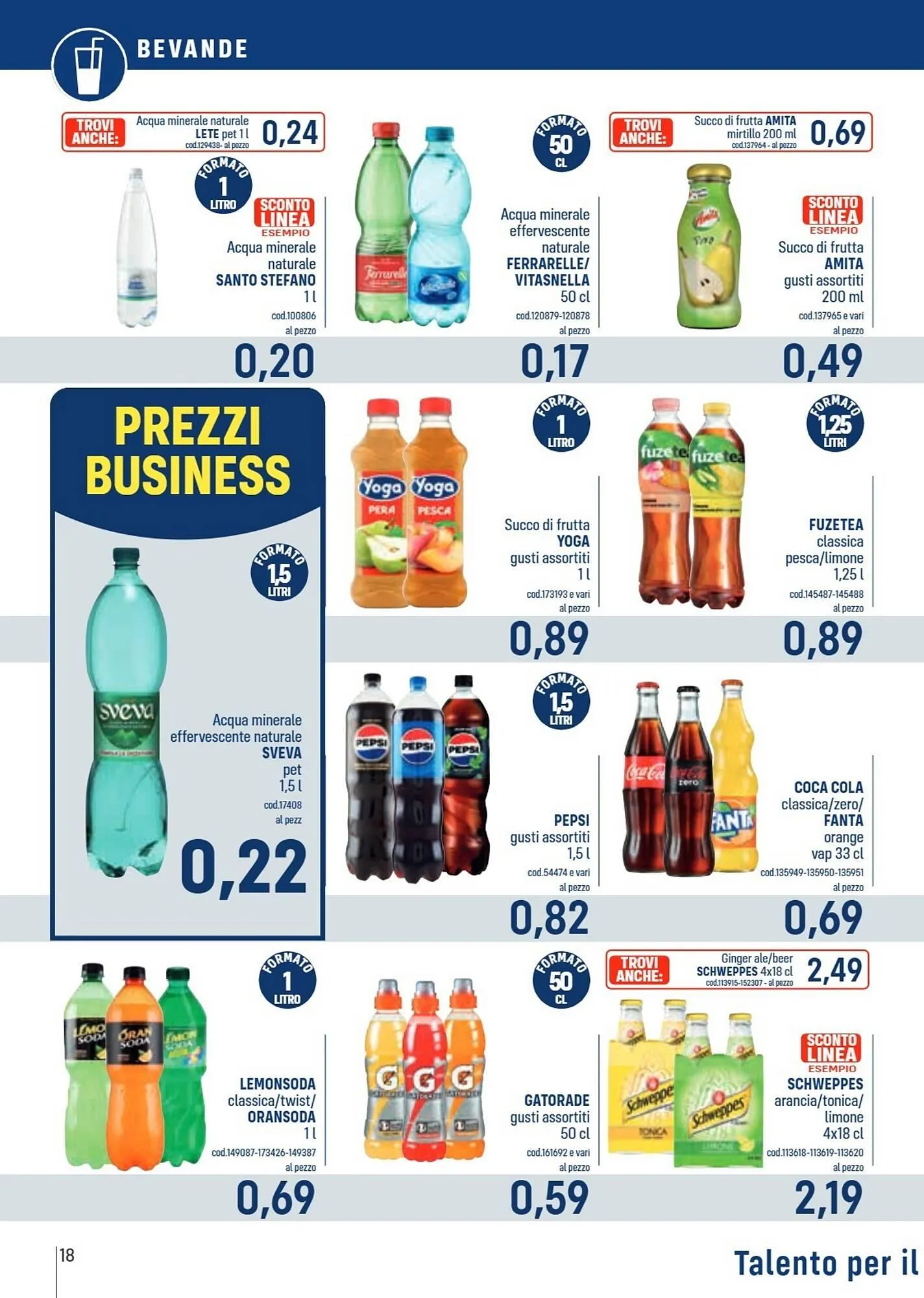 Volantino Talento Professional Store da 10 novembre a 23 novembre di 2025 - Pagina del volantino 18