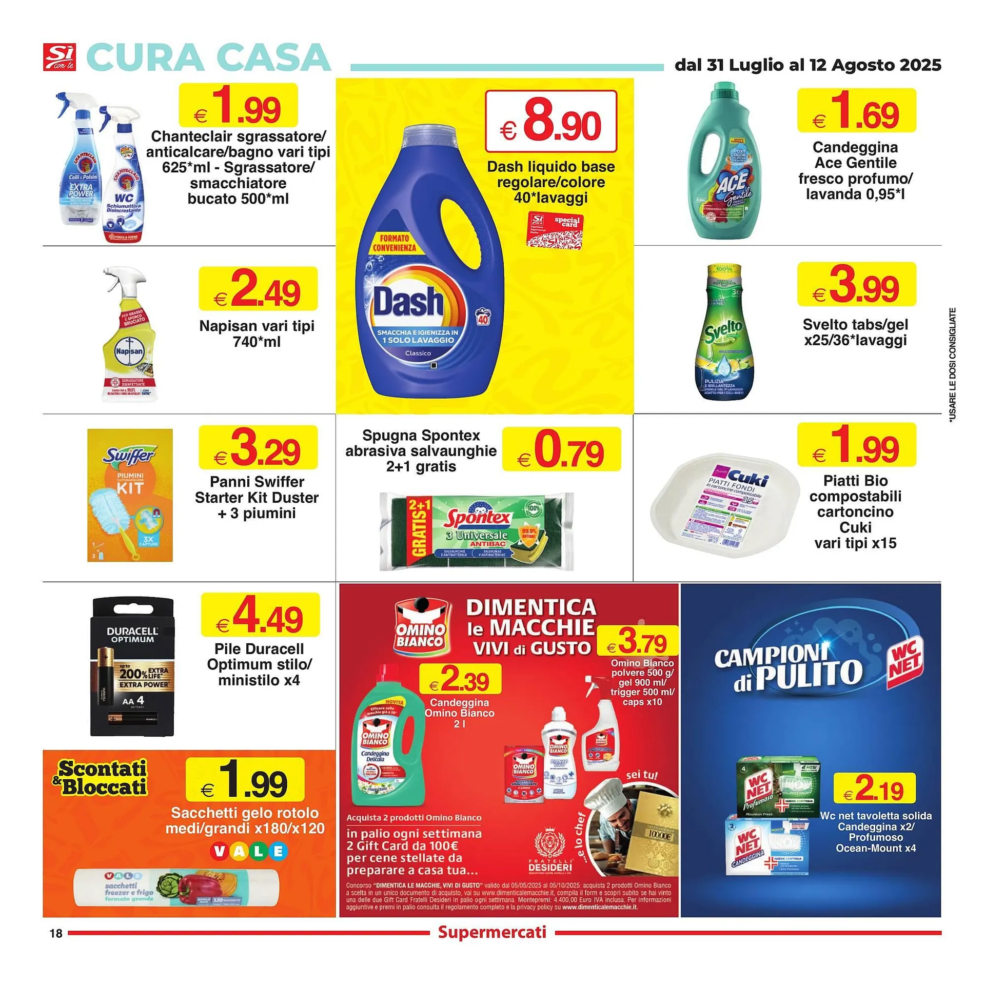Volantino Sì con te da 31 luglio a 12 agosto di 2025 - Pagina del volantino 18