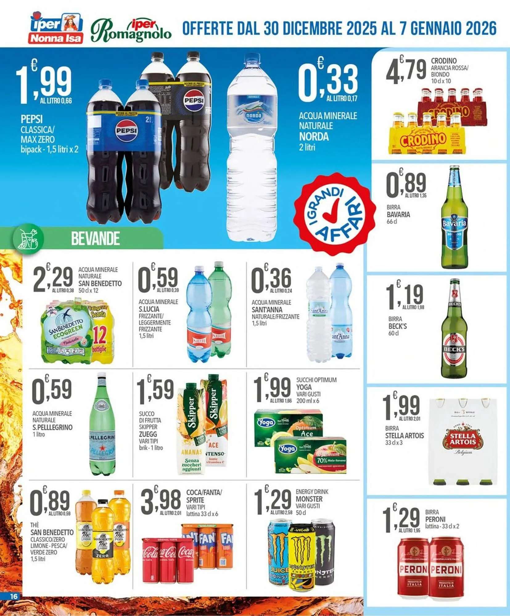Volantino Iper Nonna Isa da 30 dicembre a 7 gennaio di 2026 - Pagina del volantino 16