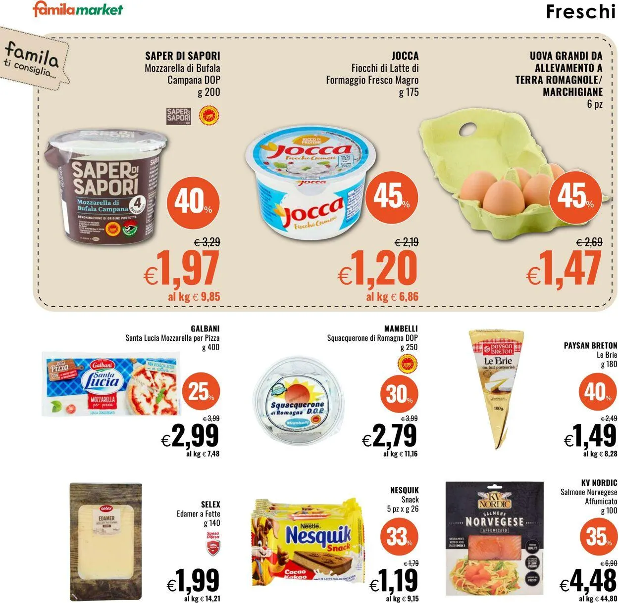 Famila Volantino attuale da 3 luglio a 16 luglio di 2025 - Pagina del volantino 6