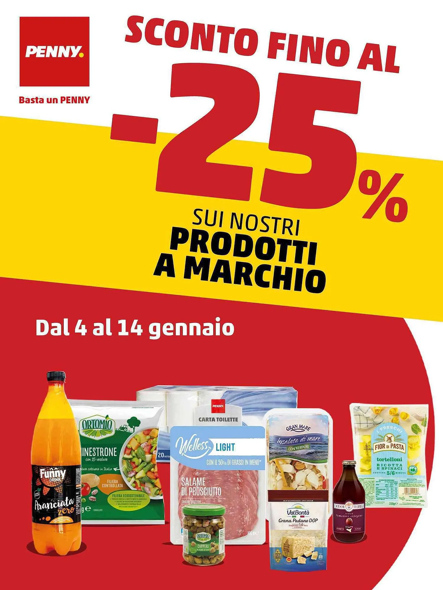Volantino PENNY da 4 gennaio a 14 gennaio di 2024 - Pagina del volantino 1