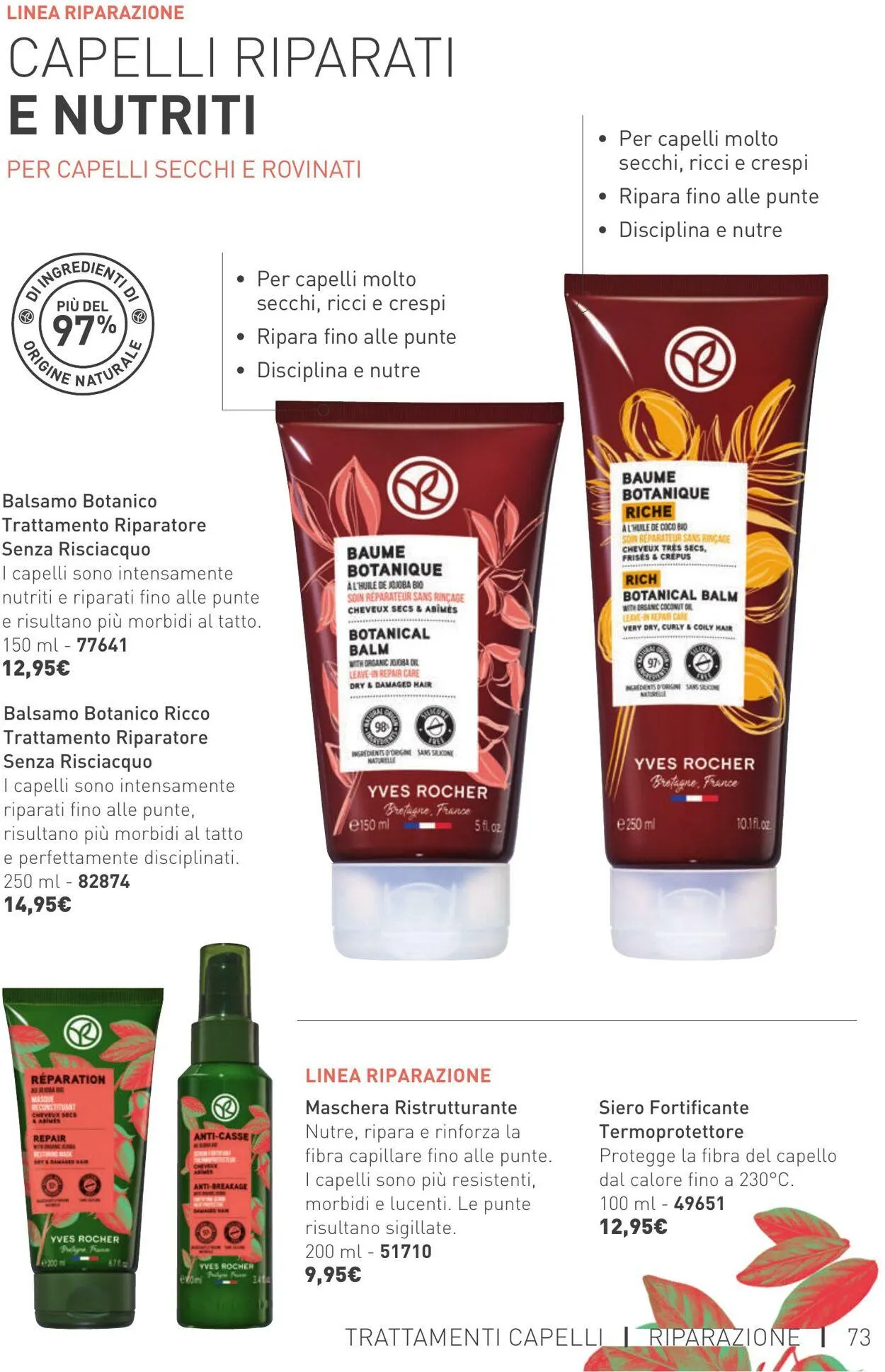 Yves Rocher Volantino attuale da 7 novembre a 21 novembre di 2024 - Pagina del volantino 73
