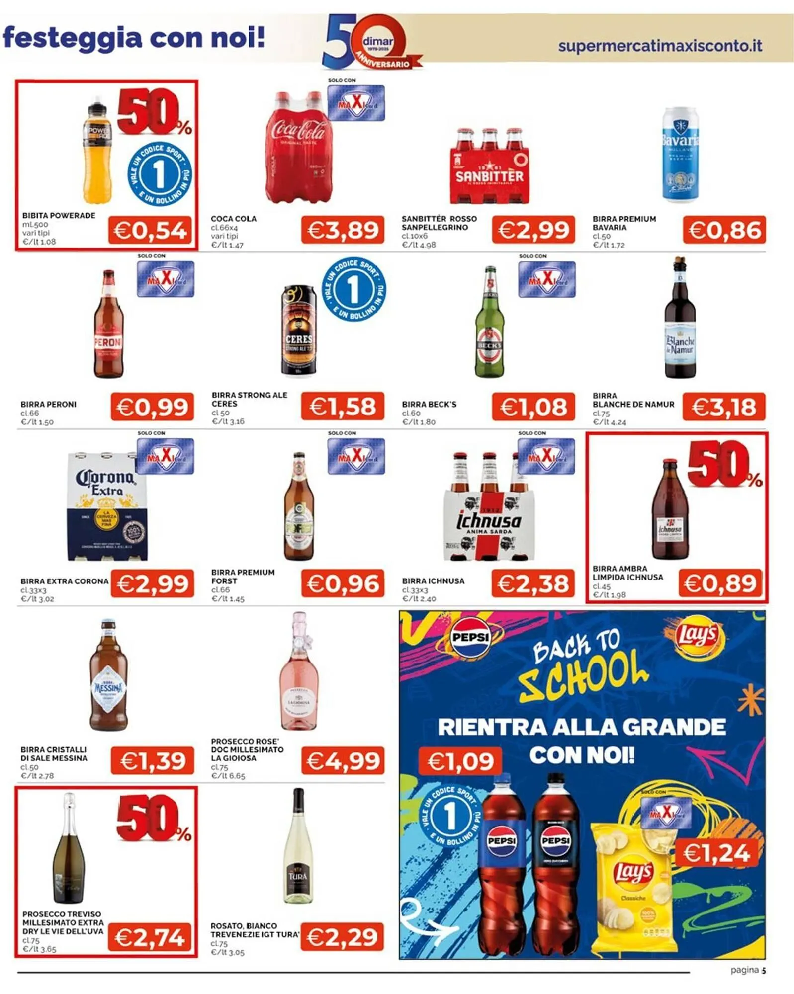 Volantino Maxisconto da 4 settembre a 17 settembre di 2025 - Pagina del volantino 5