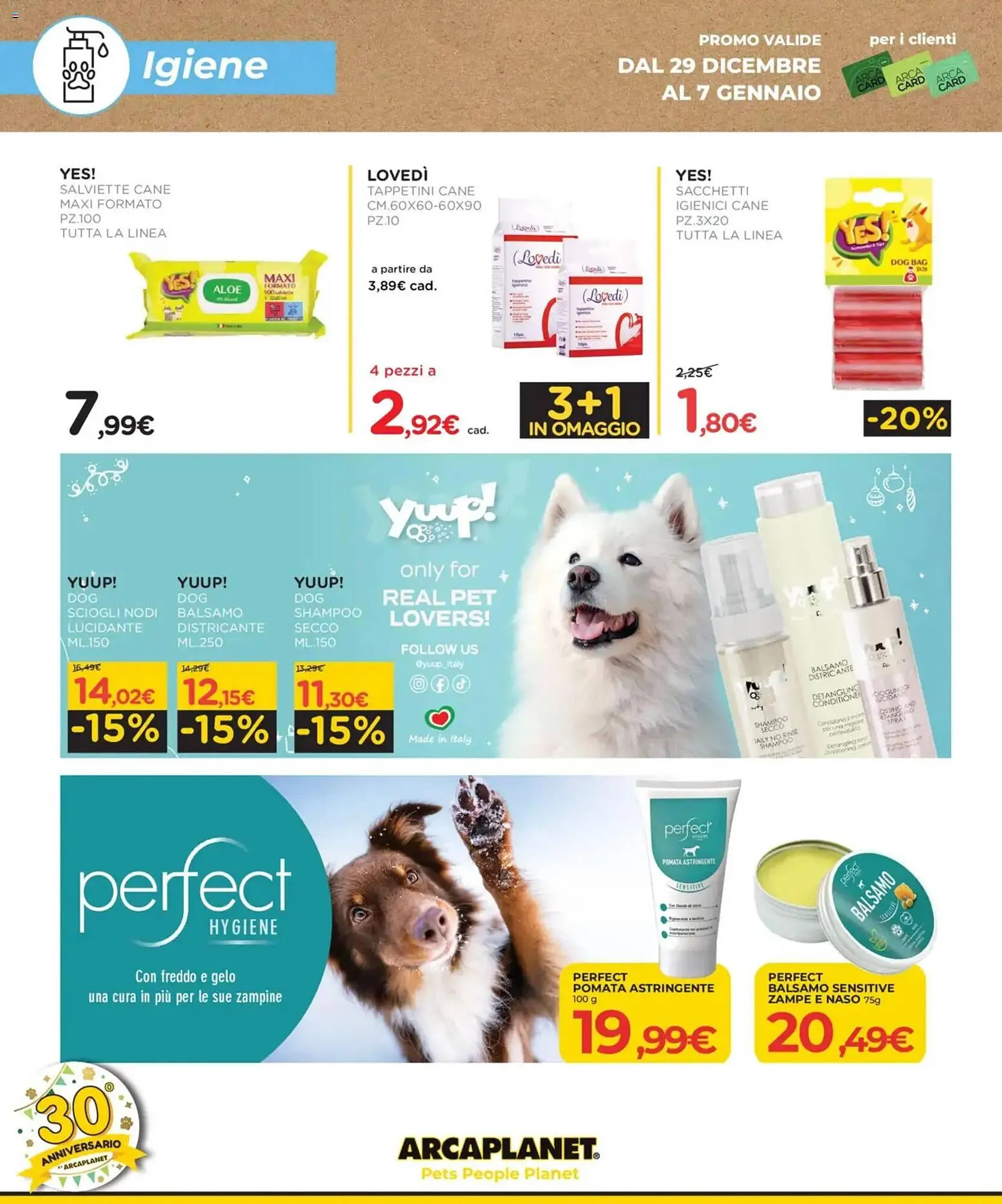 Volantino Arcaplanet da 29 dicembre a 7 gennaio di 2026 - Pagina del volantino 16