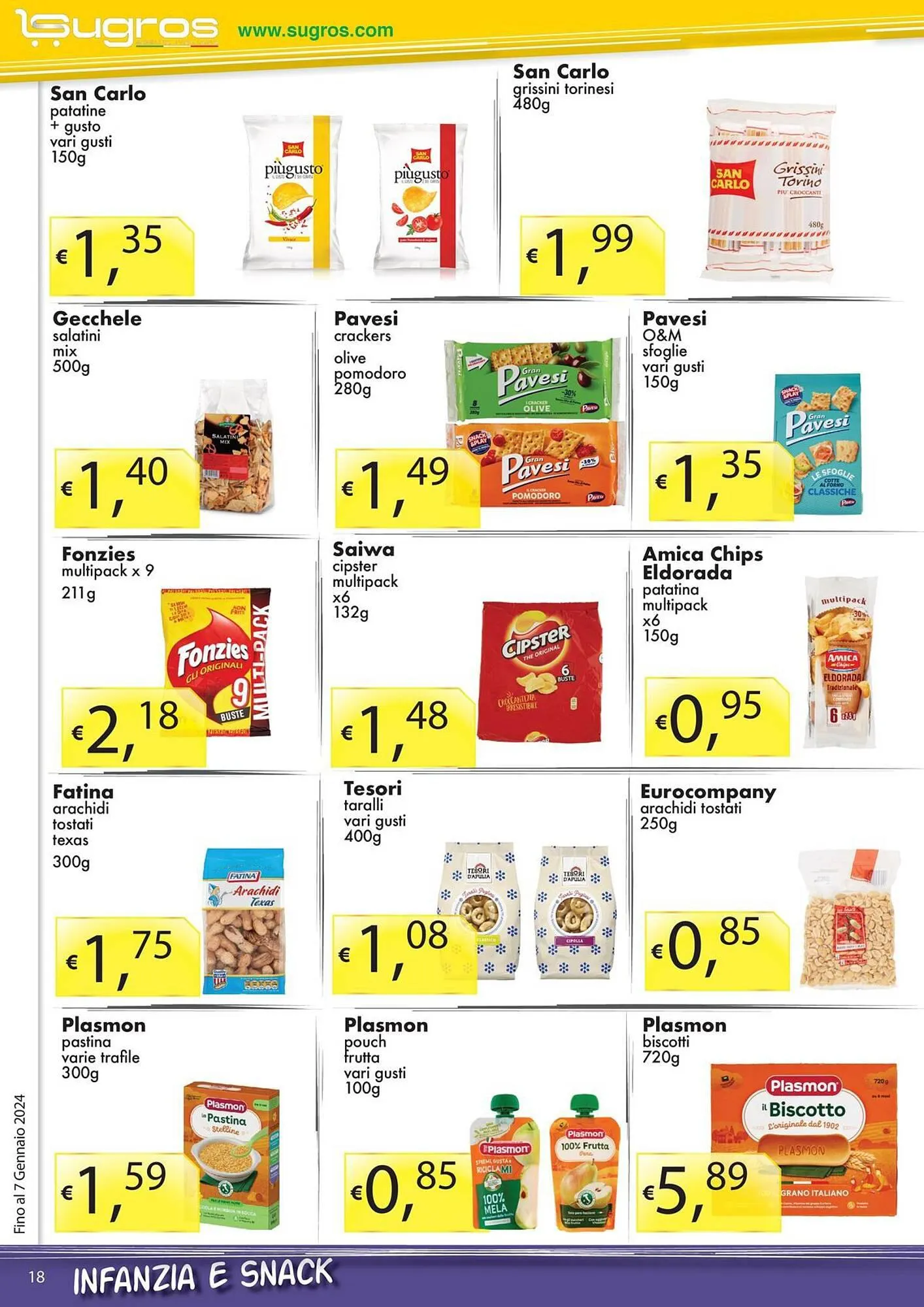 Volantino Sugros da 3 gennaio a 7 gennaio di 2024 - Pagina del volantino 18