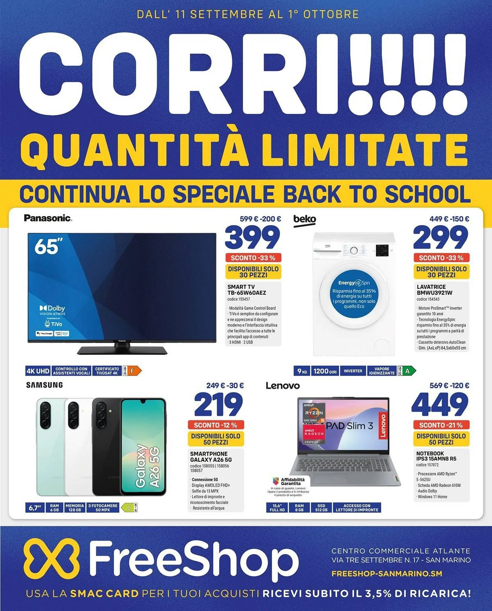 Volantino FreeShop da 11 settembre a 1 ottobre di 2025 - Pagina del volantino 1
