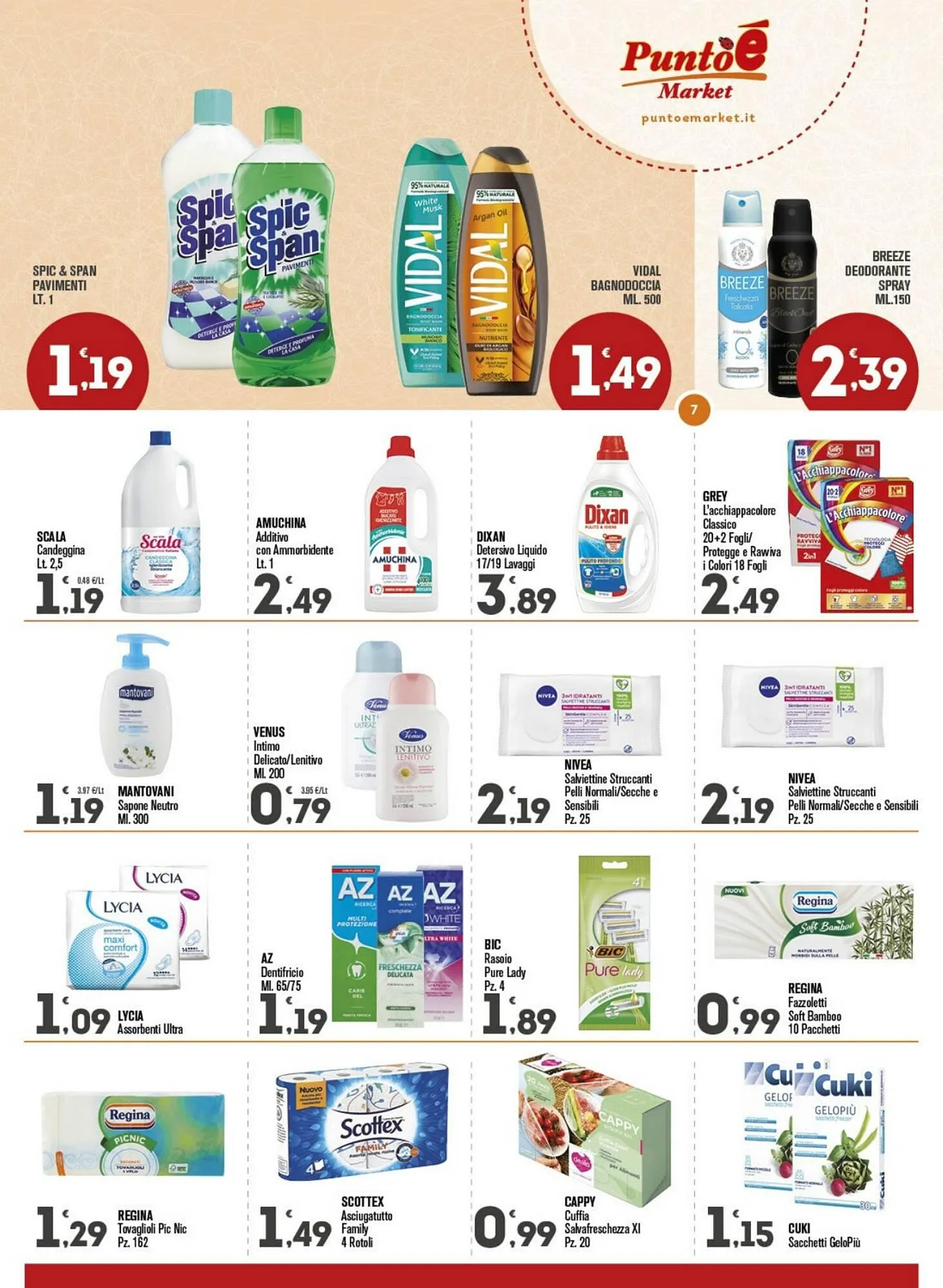 Volantino Punto é market da 16 febbraio a 1 marzo di 2026 - Pagina del volantino 7