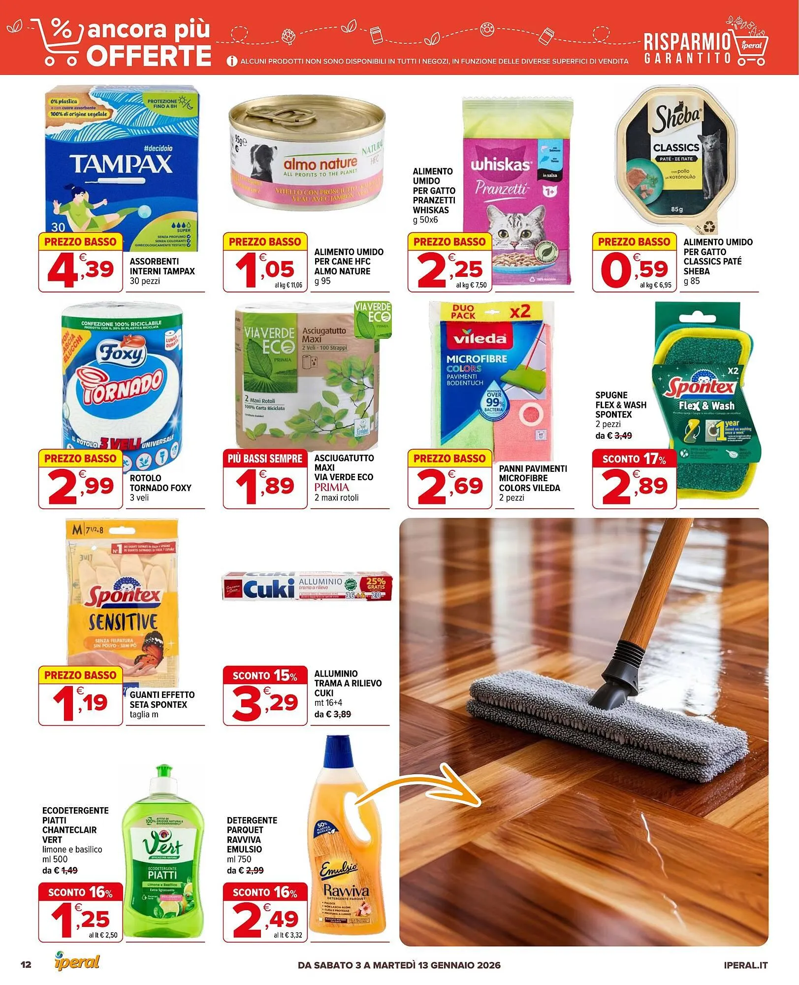 Volantino Iperal da 3 gennaio a 13 gennaio di 2026 - Pagina del volantino 12
