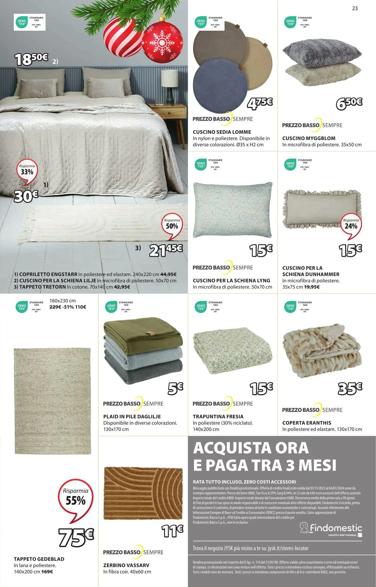Jysk Volantino attuale da 20 novembre a 4 dicembre di 2023 - Pagina del volantino 24