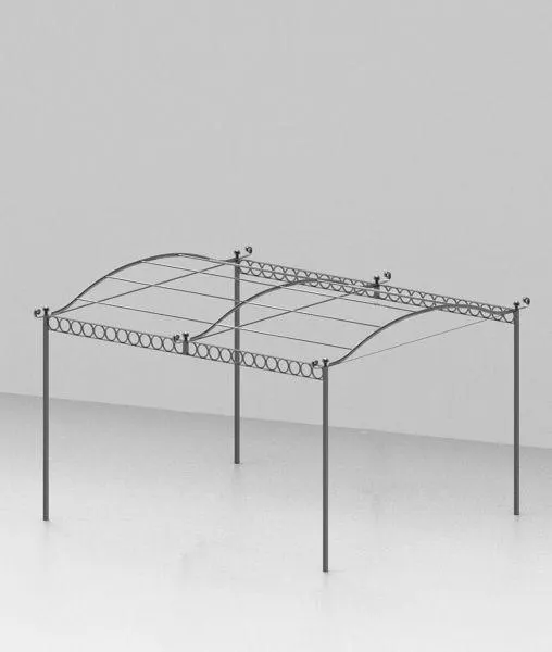 Pergola Tibisco autoportante senza copertura