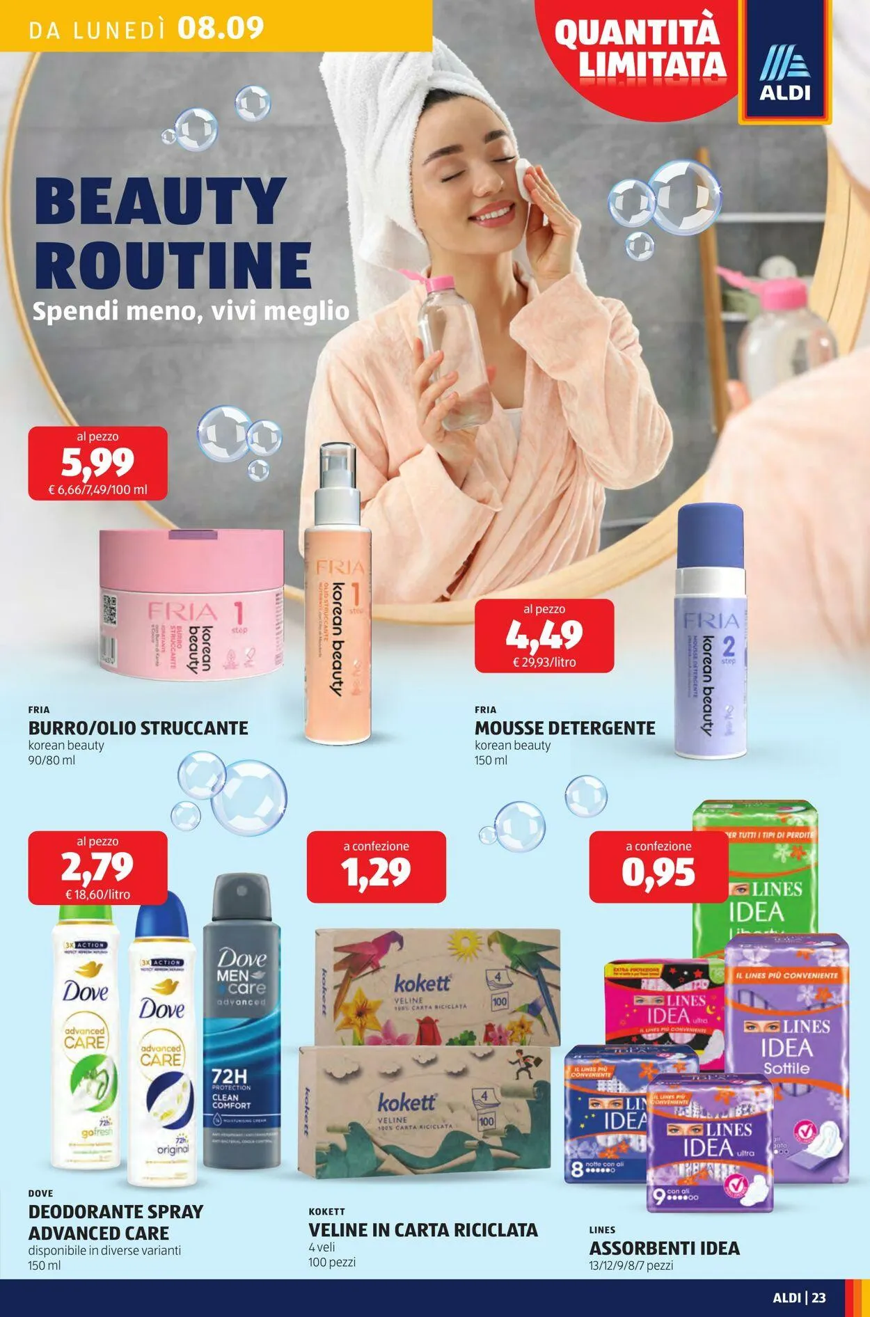Aldi Volantino attuale da 8 settembre a 14 settembre di 2025 - Pagina del volantino 23