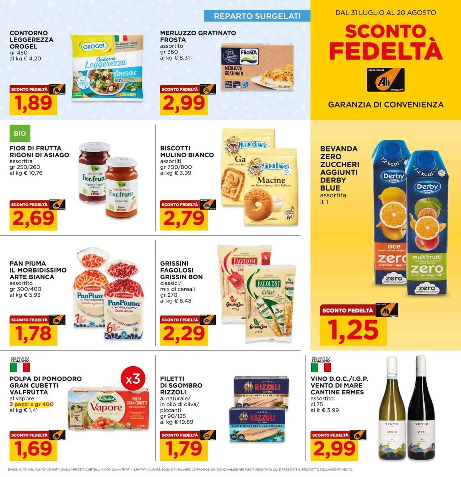 Volantino Alì Supermercati da 31 luglio a 20 agosto di 2025 - Pagina del volantino 15