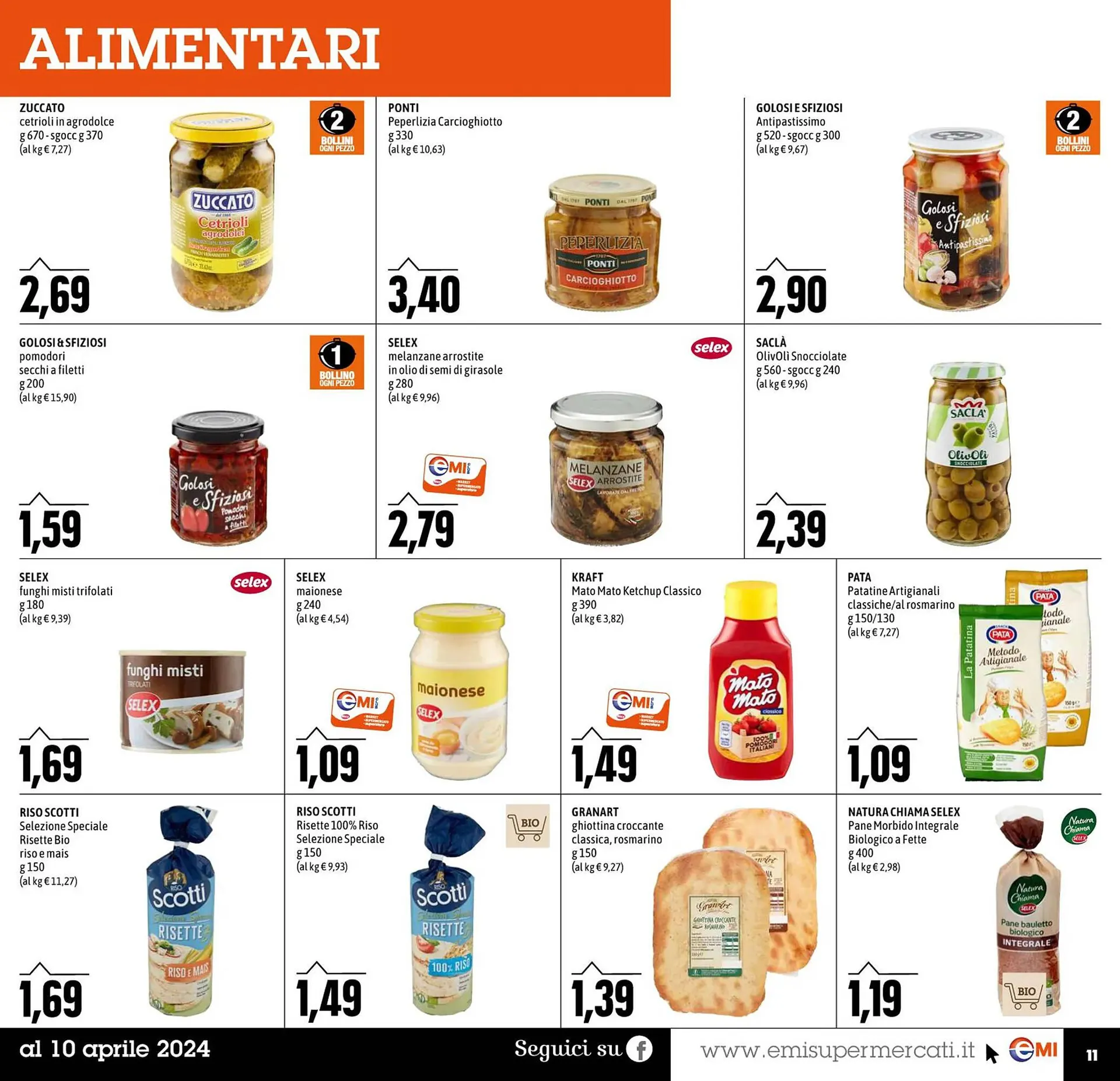 Volantino Emi Supermercati da 3 aprile a 10 aprile di 2024 - Pagina del volantino 11