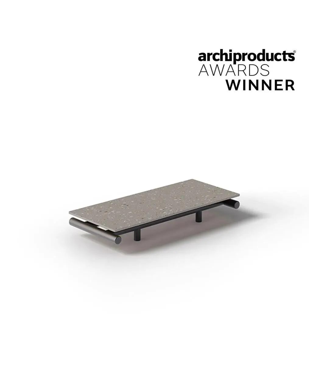 Modulo tavolo basso rettangolare Davos - Deserto