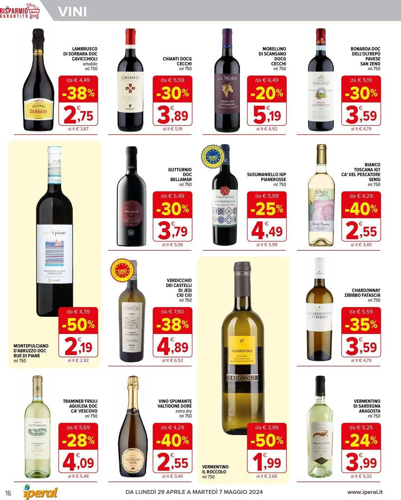 Volantino Iperal da 29 aprile a 7 maggio di 2024 - Pagina del volantino 16