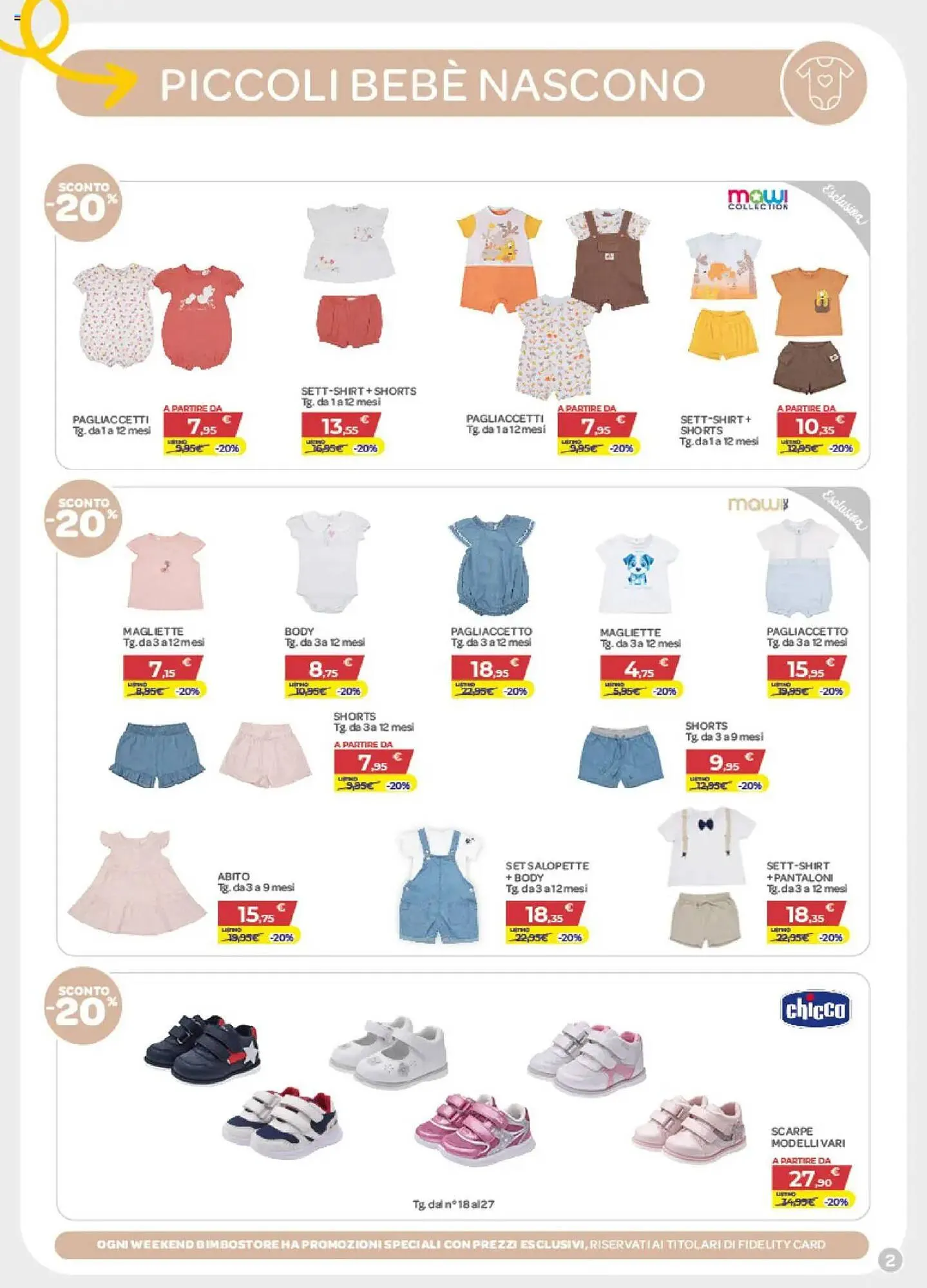 Volantino Bimbo Store da 4 aprile a 29 aprile di 2025 - Pagina del volantino 2