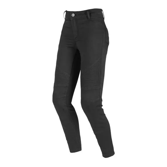 Pantaloni moto da donna Jeggings Light Nero