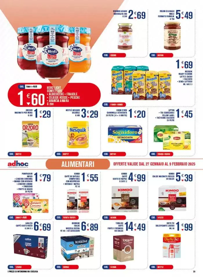 Offerte valide dal 27 gennaio al 9 febbraio 2025 da 27 gennaio a 9 febbraio di 2025 - Pagina del volantino 23