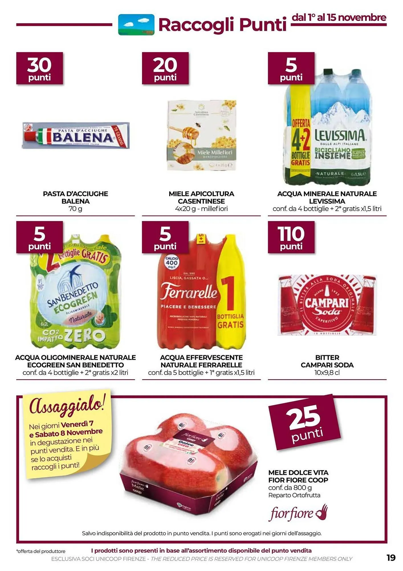 Volantino Unicoop da 30 ottobre a 12 novembre di 2025 - Pagina del volantino 19