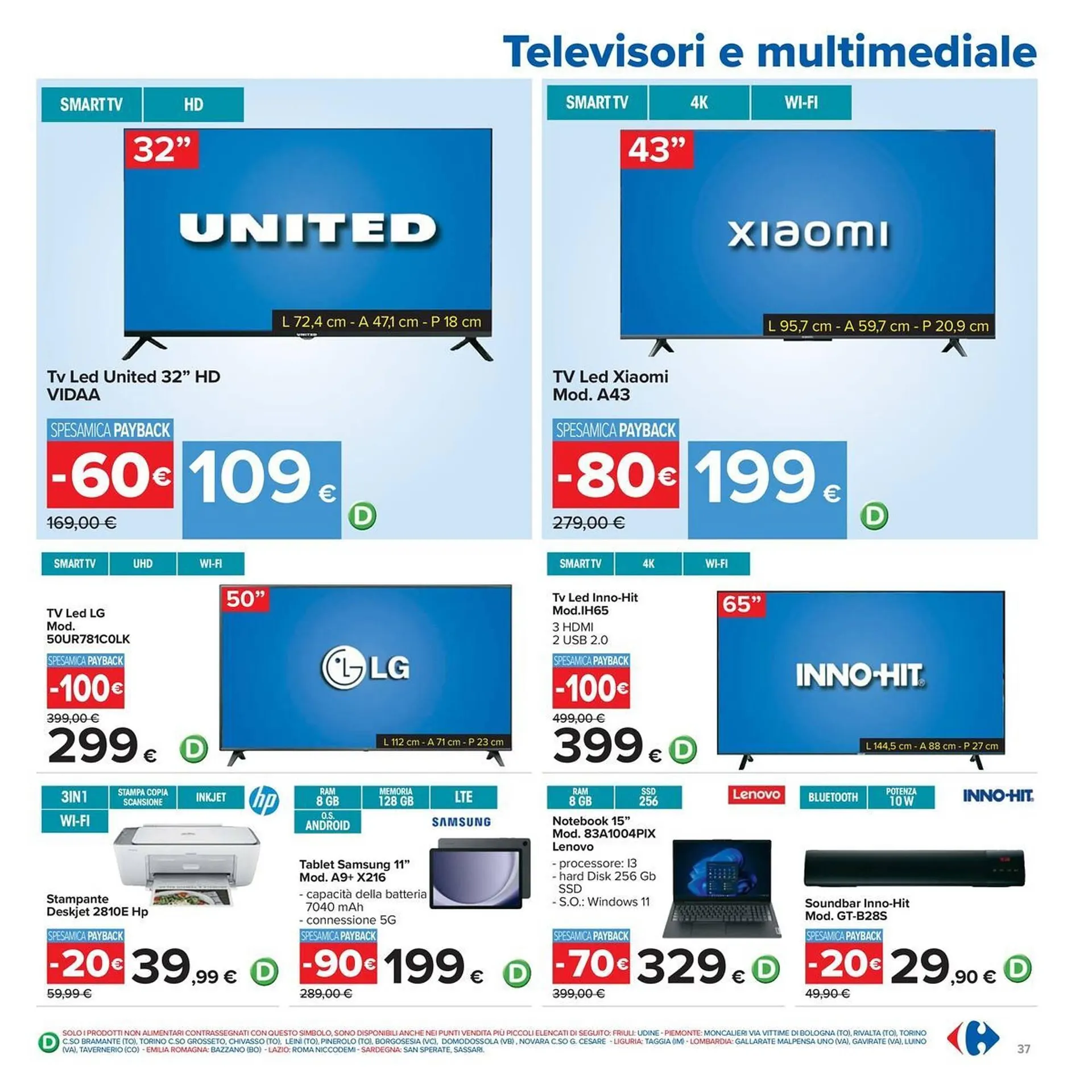 Volantino Carrefour Iper da 23 ottobre a 6 novembre di 2025 - Pagina del volantino 37