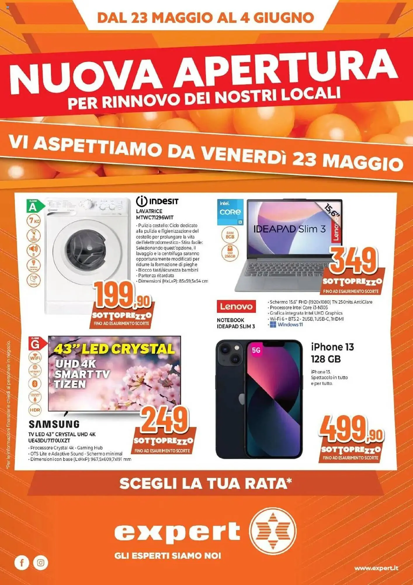 Volantino Expert da 23 maggio a 5 giugno di 2025 - Pagina del volantino 1