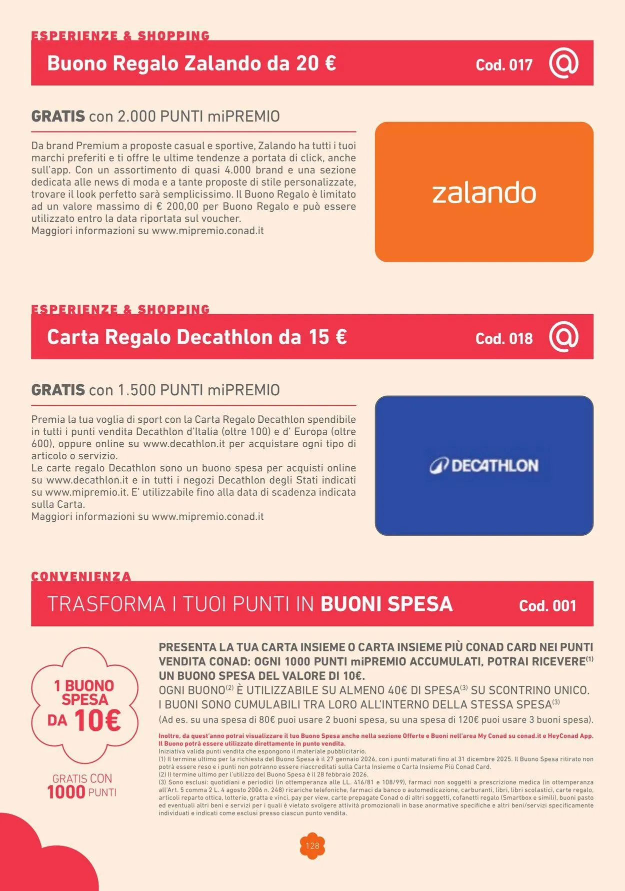 Conad - Margherita - Milano Volantino attuale da 1 marzo a 31 dicembre di 2025 - Pagina del volantino 128