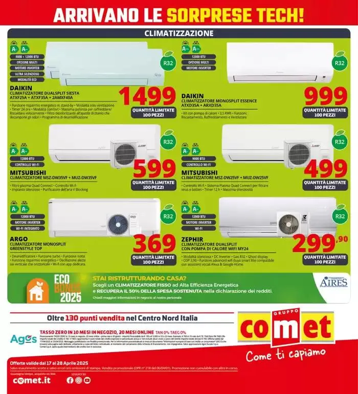 Sorprese tech da Comet! da 17 aprile a 28 aprile di 2025 - Pagina del volantino 40