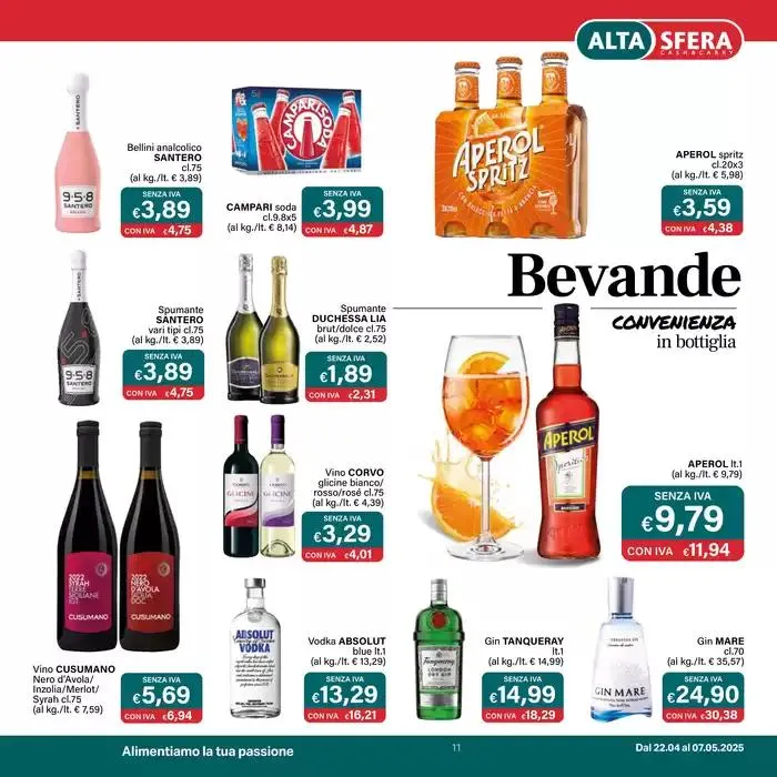 Ristorazione Promo da 22 aprile a 7 maggio di 2025 - Pagina del volantino 11