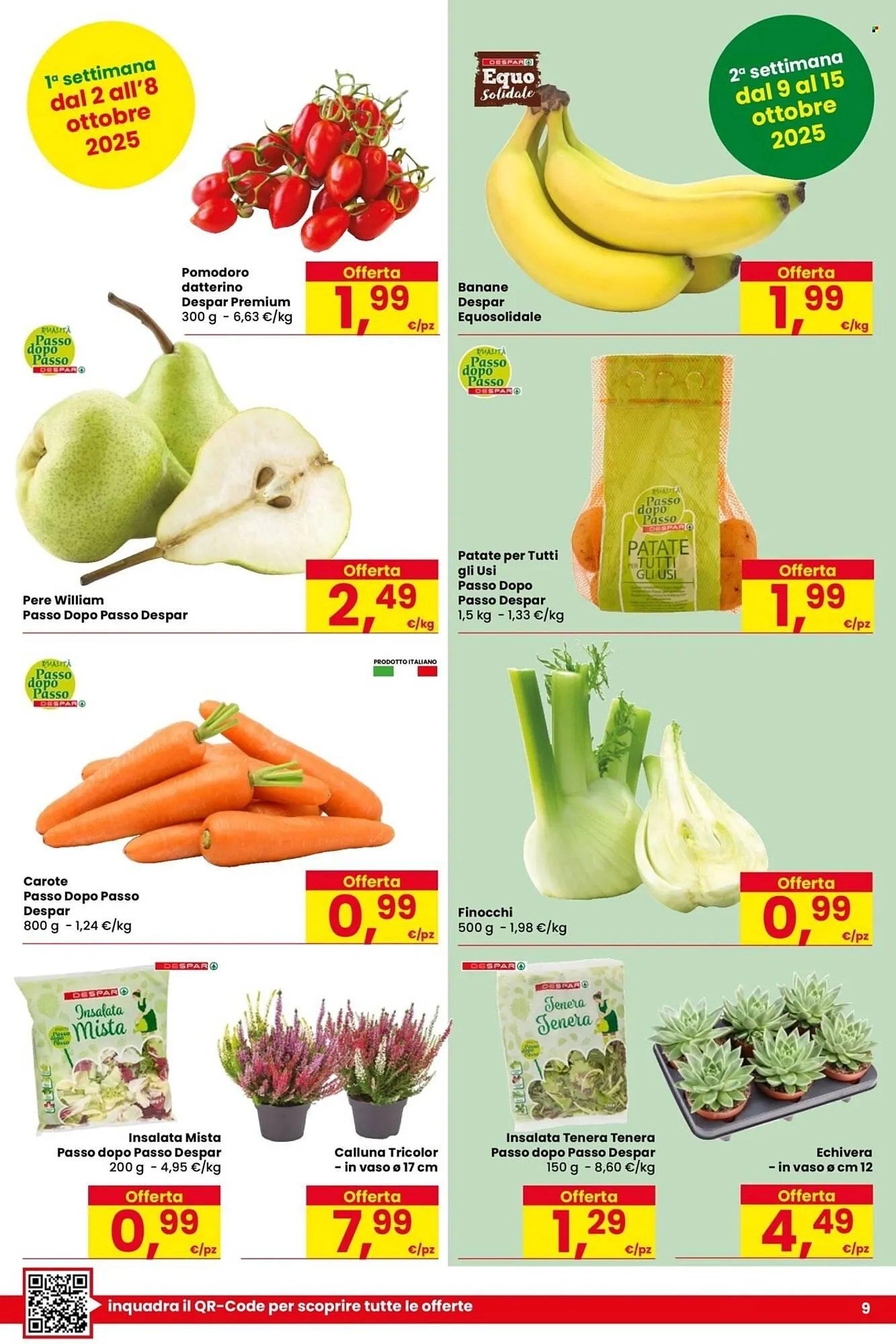 Volantino Despar da 2 ottobre a 11 ottobre di 2025 - Pagina del volantino 9