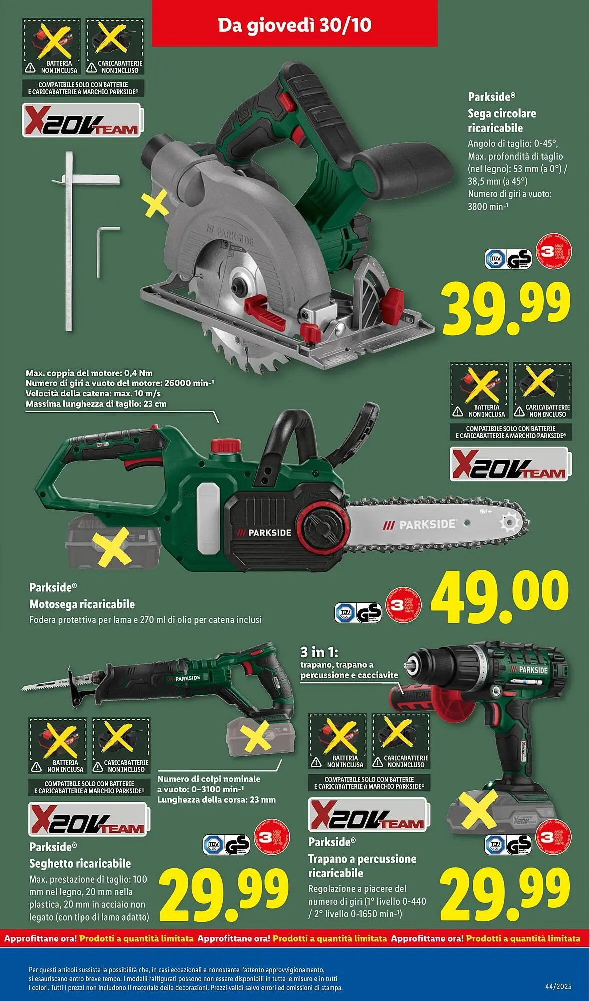 Volantino Lidl da 27 ottobre a 2 novembre di 2025 - Pagina del volantino 45