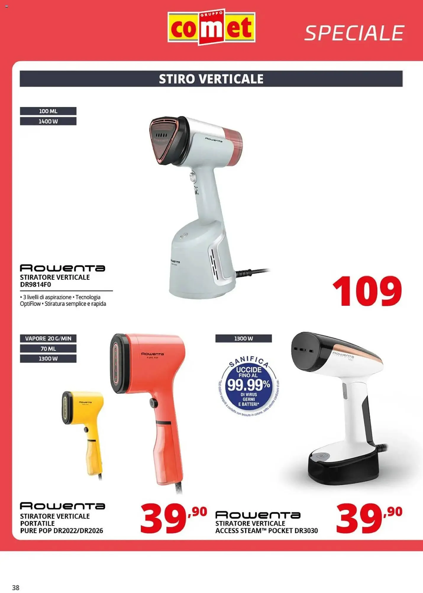Volantino Comet da 20 marzo a 8 aprile di 2026 - Pagina del volantino 38