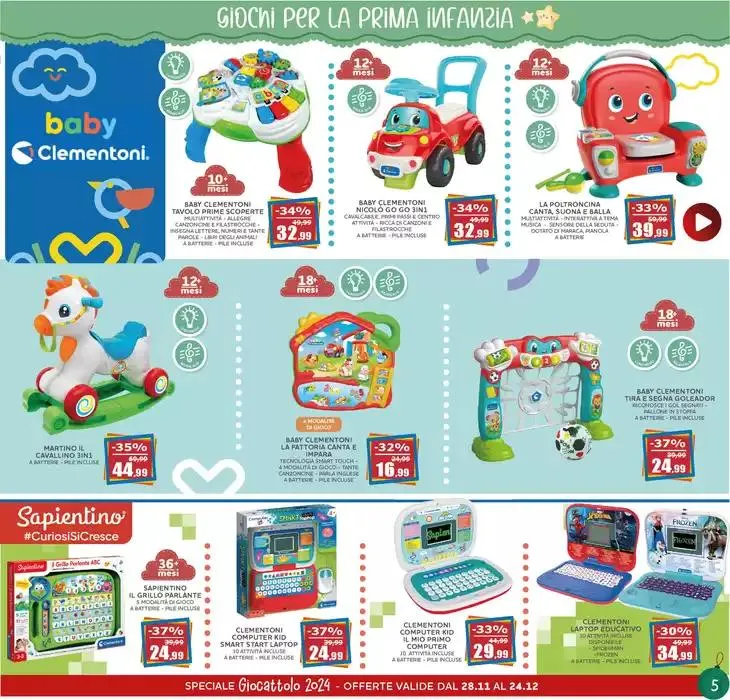 Speciale Giocattolo - Portogruaro da 28 novembre a 24 dicembre di 2024 - Pagina del volantino 5