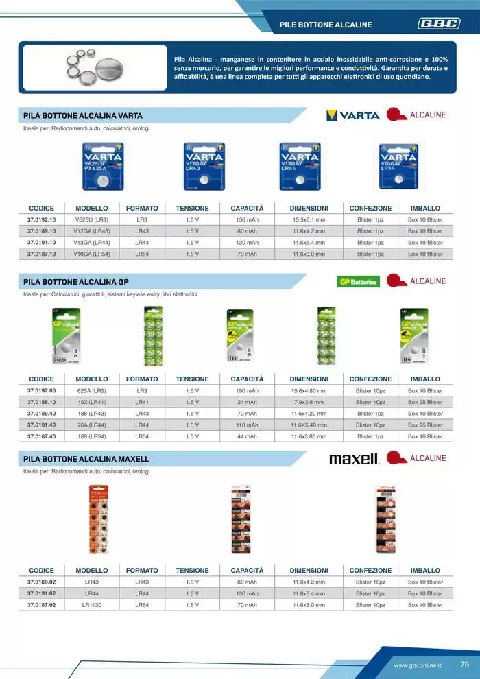 Catalogo Batteries and Power da 7 marzo a 31 dicembre di 2025 - Pagina del volantino 79
