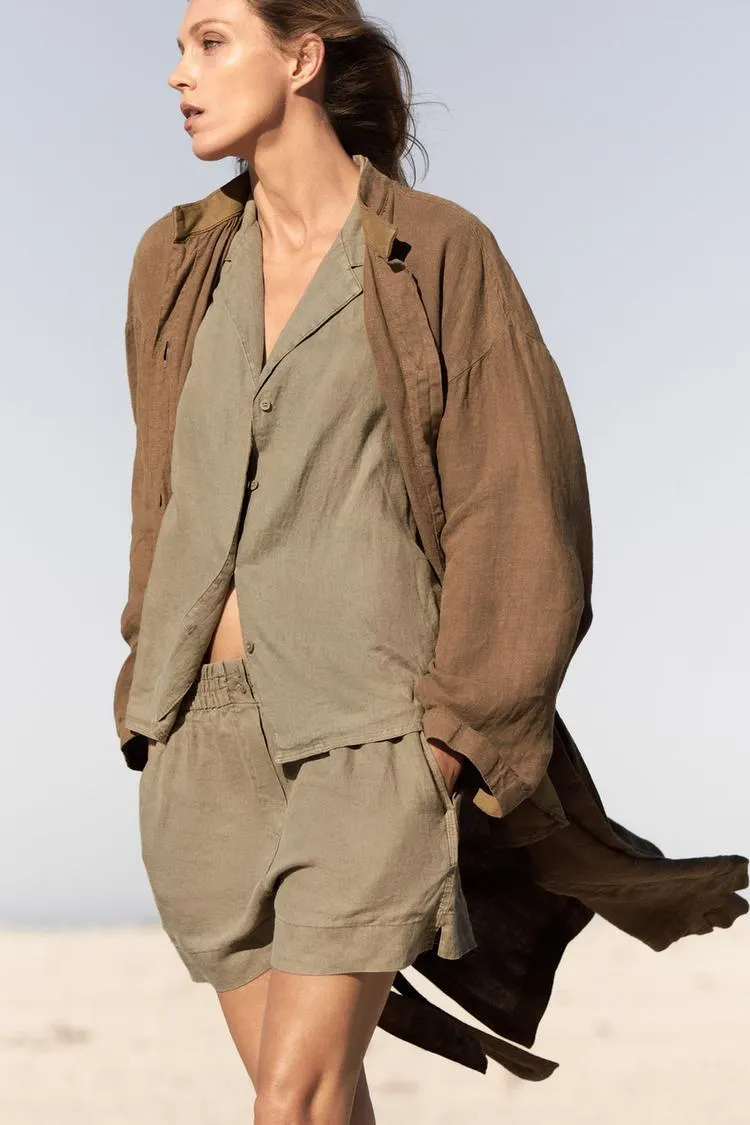 CAMICIA 100% LINO ZW COLLECTION