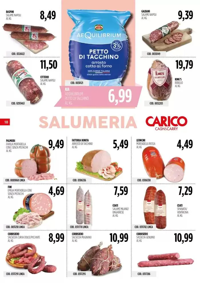 Offerte Carico Cash & Carry  da 24 ottobre a 6 novembre di 2024 - Pagina del volantino 10